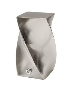 Finale metalike për shufër perde, inoks, ngjyrë argjendi, Dia. 28 mm