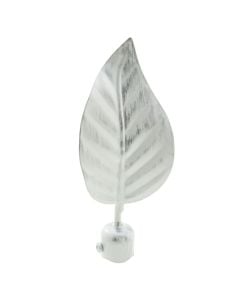 Finale për shufër perde, metalike, e bardhë/argjend, Dia. 20 mm