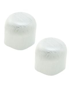 Finale për shufër perde, metalike, e bardhë/argjend, Dia. 20 mm