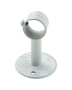 Suport për shufër perde, metalike, e bardhë/argjend, Dia. 20 mm