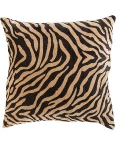 Lynra decorative cushion, polyester, black/beige, 40x40 cm