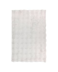 Rug Zephy, polyester, white, 60x90 cm