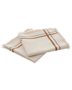 Peceta tavoline Ray (PK2), pambuku, bezhë, 40x40 cm