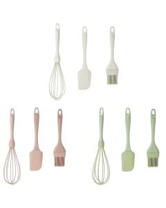 Set për përgatitje ëmbëlsirash , polipropilen/silikon, ngjyra të ndryshme, 7x6.5x29 cm