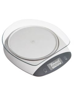 Peshore kuzhine, inoks, ngjyra argjend/transparente, 18x20.5x4.5 cm