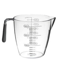 Measuring cup, polypropylene, transparent, 900ml / 18.8x10.1x13.9 cm