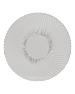 Pjatë servirje Odyssee, qelqi, transparente, Dia. 26 x H 1.8 cm