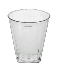 Cup (Pck20), plastic, transparent, 60 ml / Dia. 5 x H 5.5 cm
