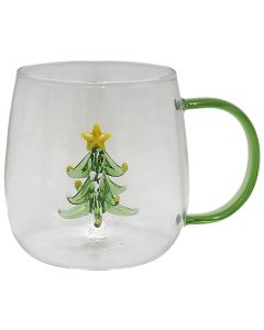 Tea cup, glass, transparent, 250 ml / Dia. 9 x H 8 cm