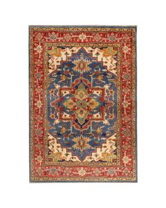 Carpet Ghazni, 80% wool and 20% cotton, multicolored, 121x183 cm
