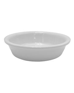 Tavë porcelani për tiganë, e bardhë, Dia. 20 x H 5 cm