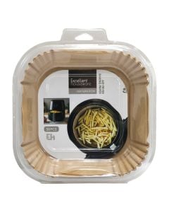 Letër njëperdorimshe për fritezë, jongjitëse, katrore, 16x16x4.5 cm