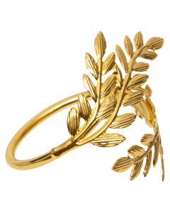 Unaze mbajtese pecete tavoline, ngjyre gold, pk 2 , L. 6 x P. 4 x H. 5 cm