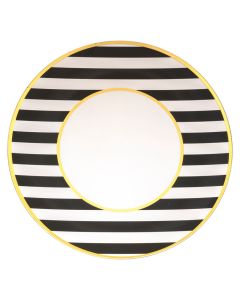 Pjate dekor Christmas, antipasta, Black&White, D. 33 x H. 1,3 cm