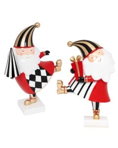 Decorative character, SANTA, resin, L. 14 x P. 8.5 x H. 20 cm
