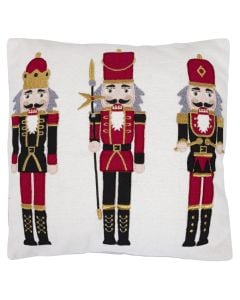 Jastek dekorativ, Christmas, poliester, Arrethyes, L. 45 x P. 10 x H. 45 cm