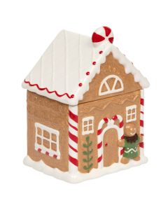 Candy holder, Christmas, Gingerbread, L. 14 x P. 17 x H. 25 cm
