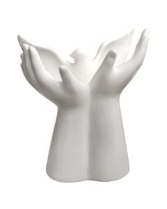 Dekorues ambienti Christmas, Pigeon, porcelan, L15.5-W8.7-H18cm