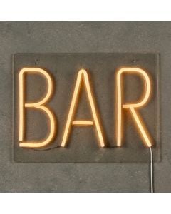 Neon light with Christmas motifs, BAR, IP20, l30xw1.5xh40cm