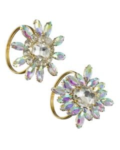 Unaze mbajtese pecete, Christmas, ngjyre argjendi, h1xd5,5cm