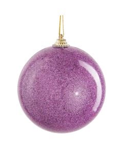 Sfere dekoruese, plastike, ngjyre lejla, D8 cm
