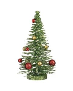 Small Christmas tree, PE, green color, h25xd14cm