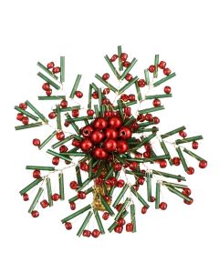 Unaze mbajtese pecete, Christmas, ngjyre gold/jeshile, l9xw9xh6cm