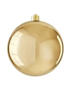 Sfere dekoruese, plastike, ngjyre gold, D20 cm