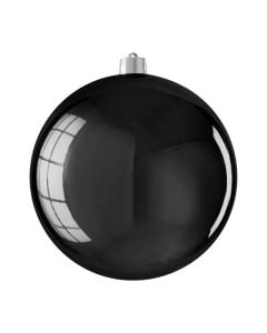 Sfere dekoruese, plastike, ngjyre e zeze, D25 cm