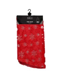 Bazament per peme, tekstil, ngjyre e kuqe, D120 cm