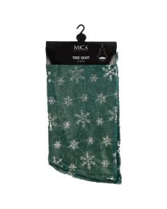 Tree base, textile, green color, D120 cm