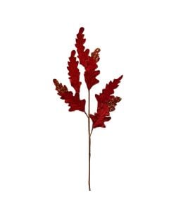 Dege dekorative Christmas, ngjyre e kuqe, l76cm