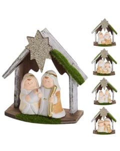 Nativity, polyresin, 13.5x6.5x15.5 cm