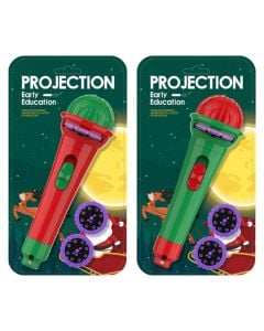 Christmas LED projector, 15 cm, 3x AG10 batteries
