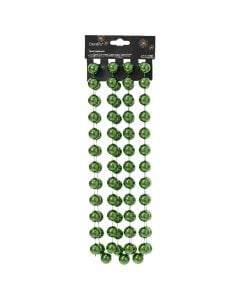 Christmas decorative string, green spheres, D.2cm x L.270cm