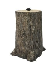 Wood tree base, polyresine, D.38cm x H.53cm
