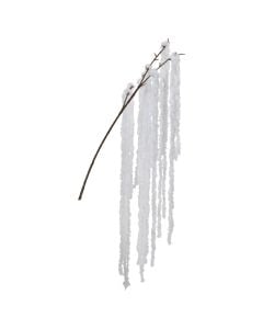 Dege dekorative Christmas, kristal, ngjyre transparente, L.15cm x W.5cm x H.80cm