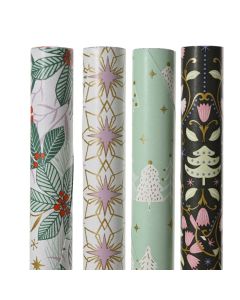 Leter paketimi hristmas, Ngjyra te ndryshme, L.200cm x W.70cm x H.0.01cm