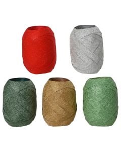 Shirit dekorues paketimi, ngjyra te ndryshme, L.2000cm x W.1cm x H.0.2cm