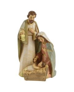 Figure dekorative, Lindja e Krishtit, poliresine, L.14.6cm x W.11.2cm x H.32.2cm