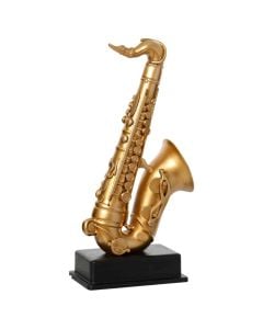 Decorative object, Saxophone, polyresin, L.14.5cm x W.23cm x H.50cm