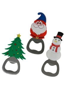 Beer opener accessory, Christmas motifs, L.3.5cm x W.0.5cm x H.8cm