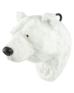 Decorative object, Polar bear, white color, L.41cm x W.26cm x H.37cm