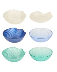 Oceania bowl, glass, assorted colors, 12x12x4.5 cm