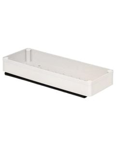 Organizues rafti me tërheqje Stora, çelik/ABS, bezhë, 13.3x37.7x6.2 cm