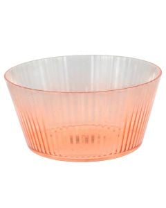 Tina bowl, plastic, peach, Dia. 15.2 x H 7.2 cm