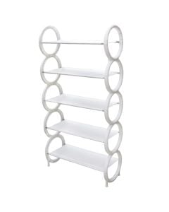 Shoe rack, plastic, black, 44x19x94.5 cm