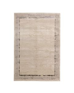 Tapet Lowa, poliestër, krem/antrazit, 160x230 cm