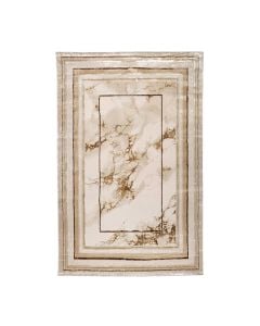Lowa carpet, polyester, cream/tile, 133x190 cm