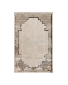 Tapet Lowa, poliestër, krem/antrazit, 160x230 cm